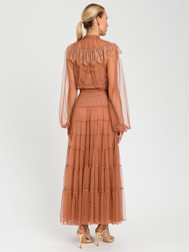 Saia Comprida de Tule