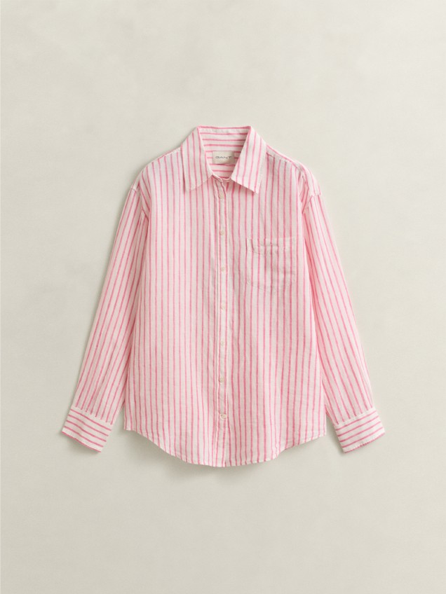 Camisa de Linho às Riscas