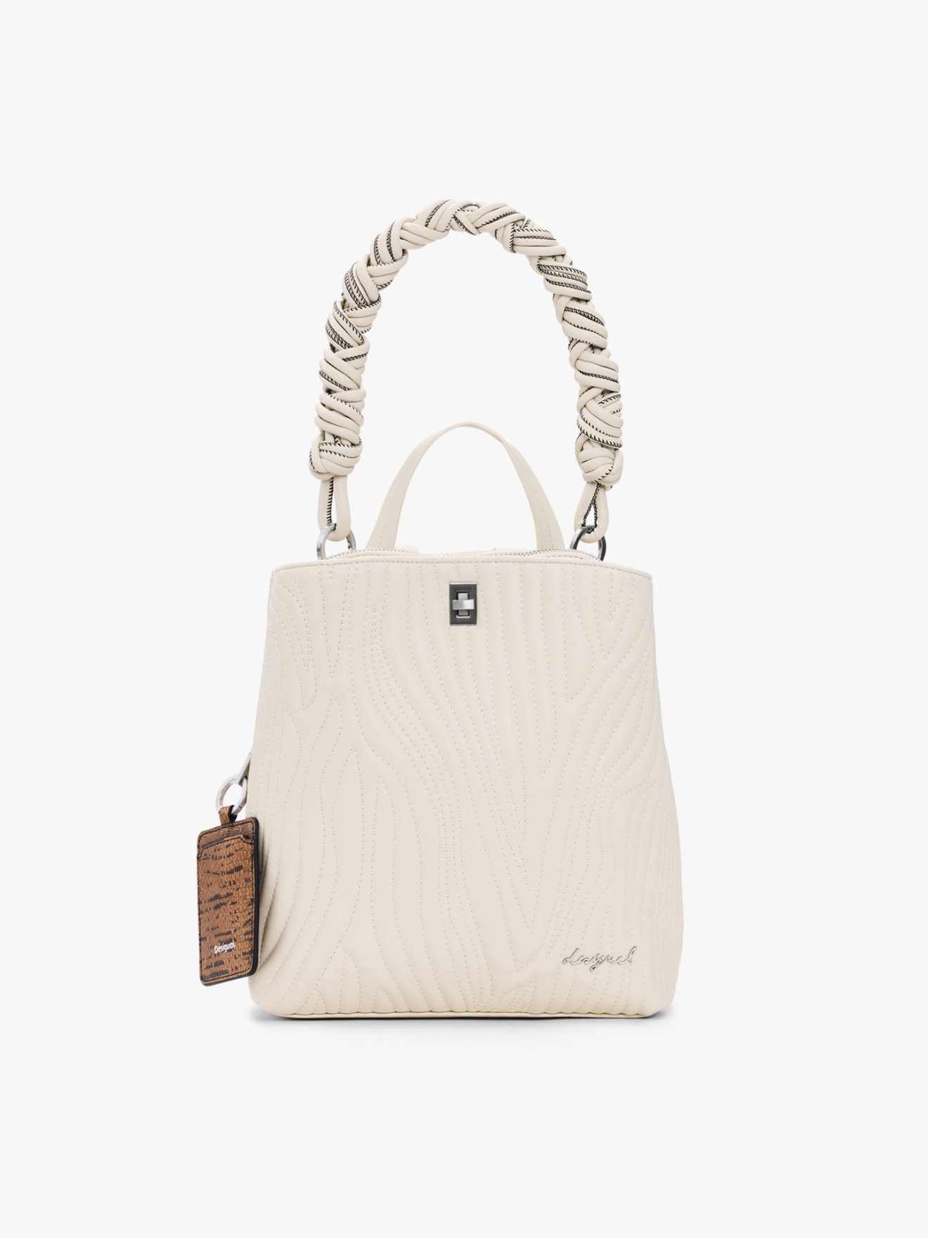 Mochila Convertível com Pespontos