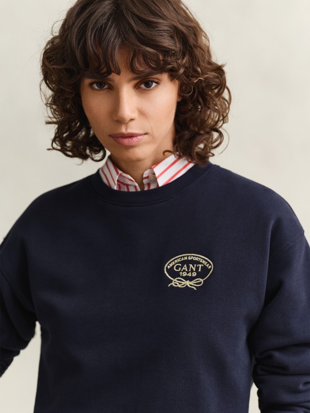 Sweatshirt com Logótipo Bordado