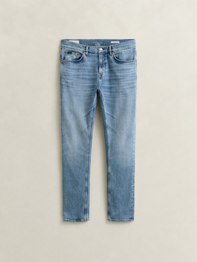 Calças de Ganga Slim Fit