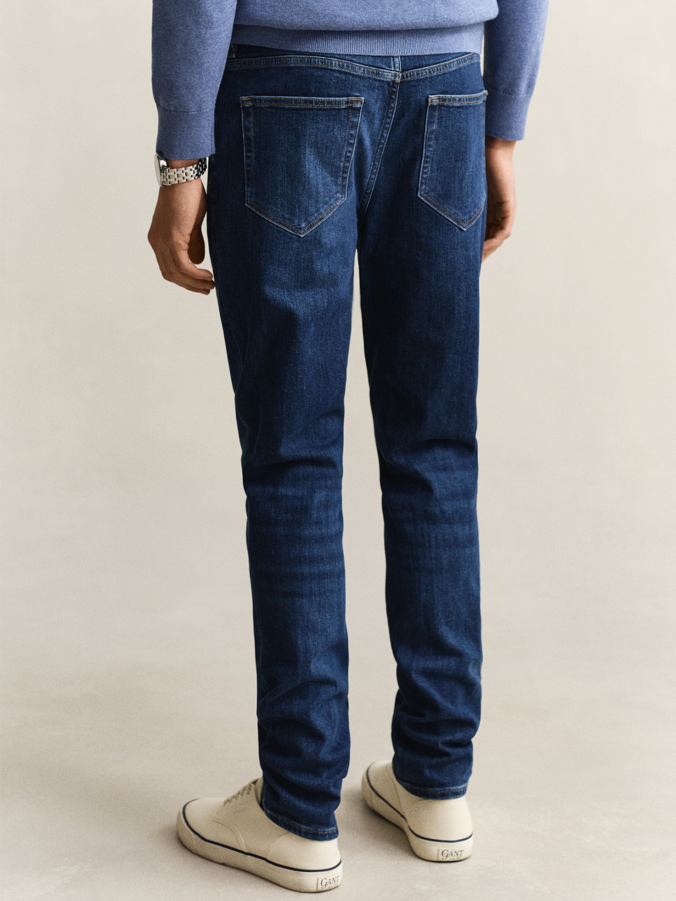 Calças de Ganga Slim Fit