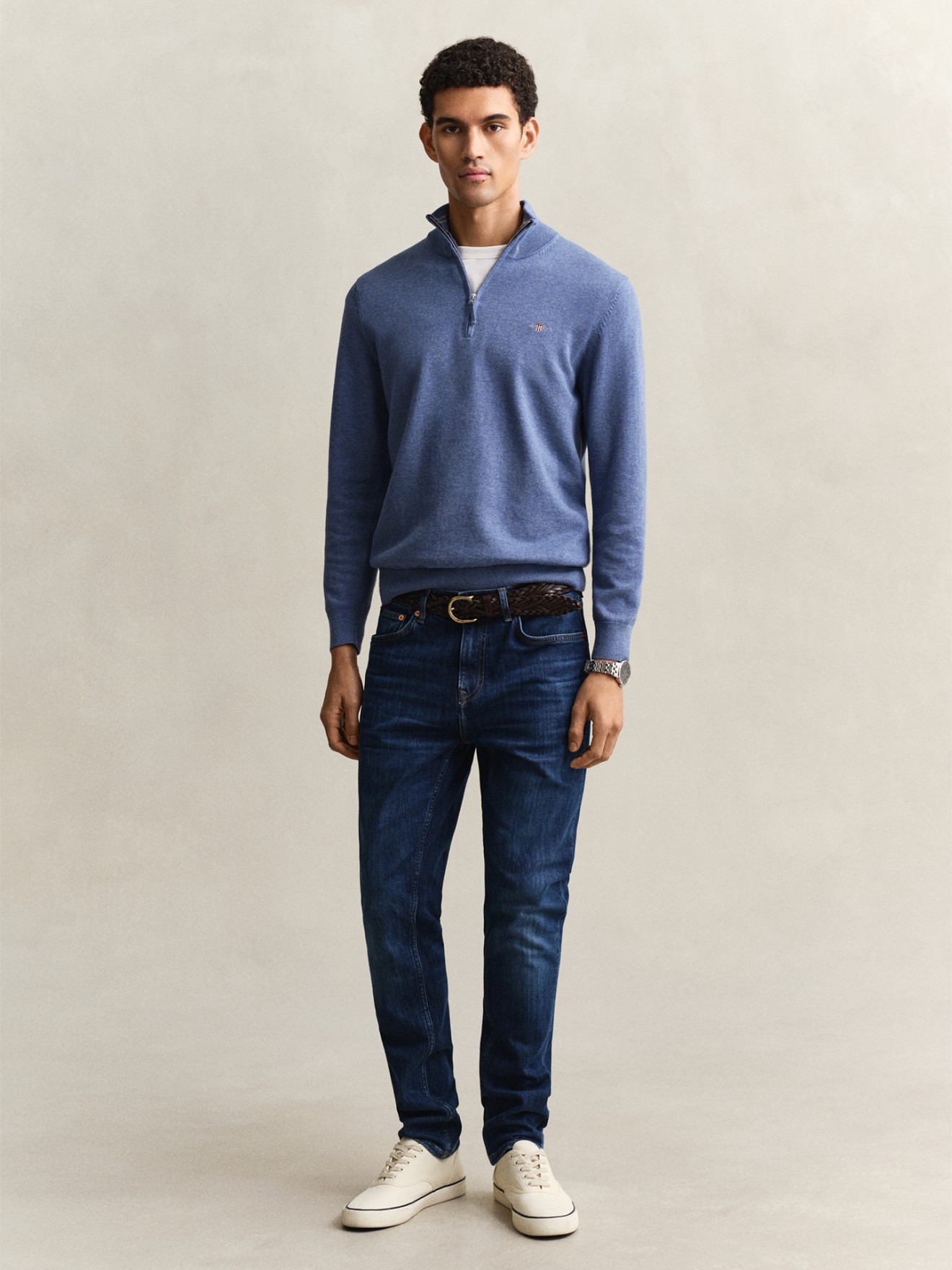 Calças de Ganga Slim Fit