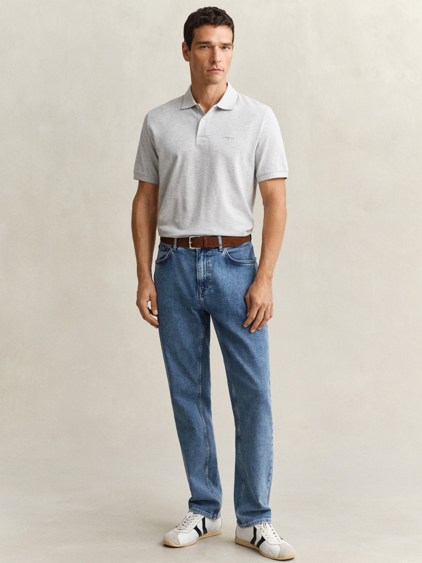 Calças de Ganga Regular Fit