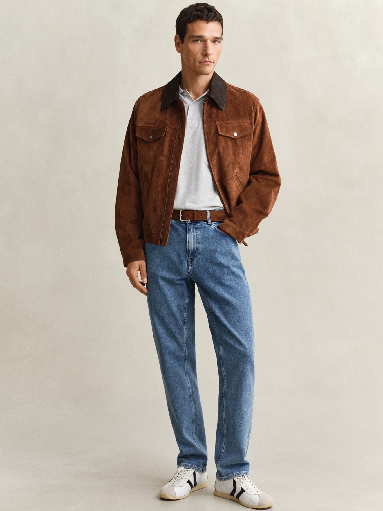 Calças de Ganga Regular Fit