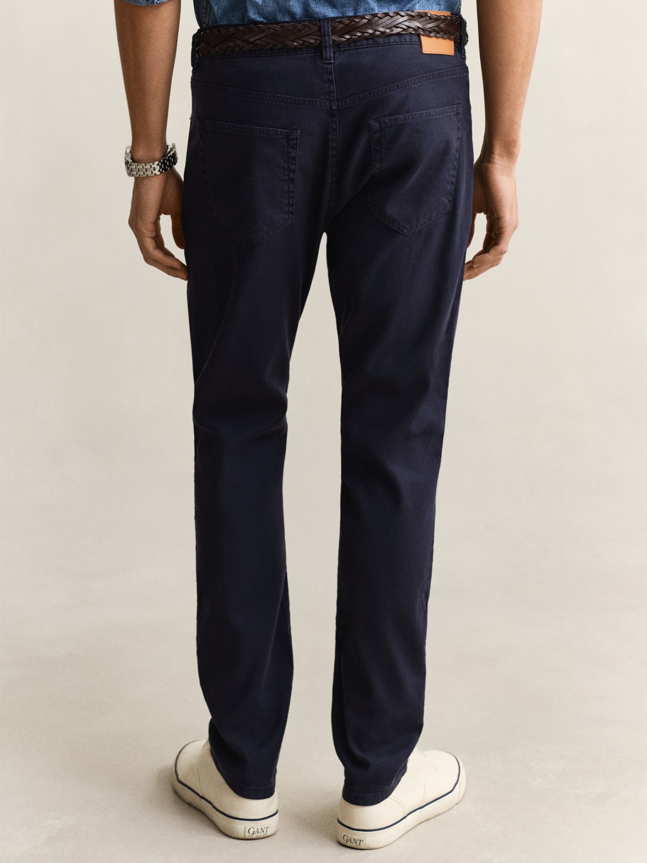 Calças de Ganga Slim Fit