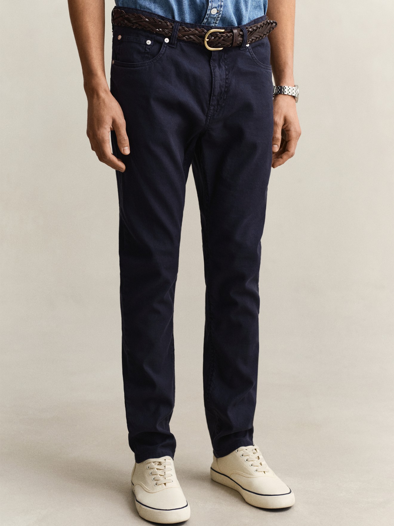 Calças de Ganga Slim Fit