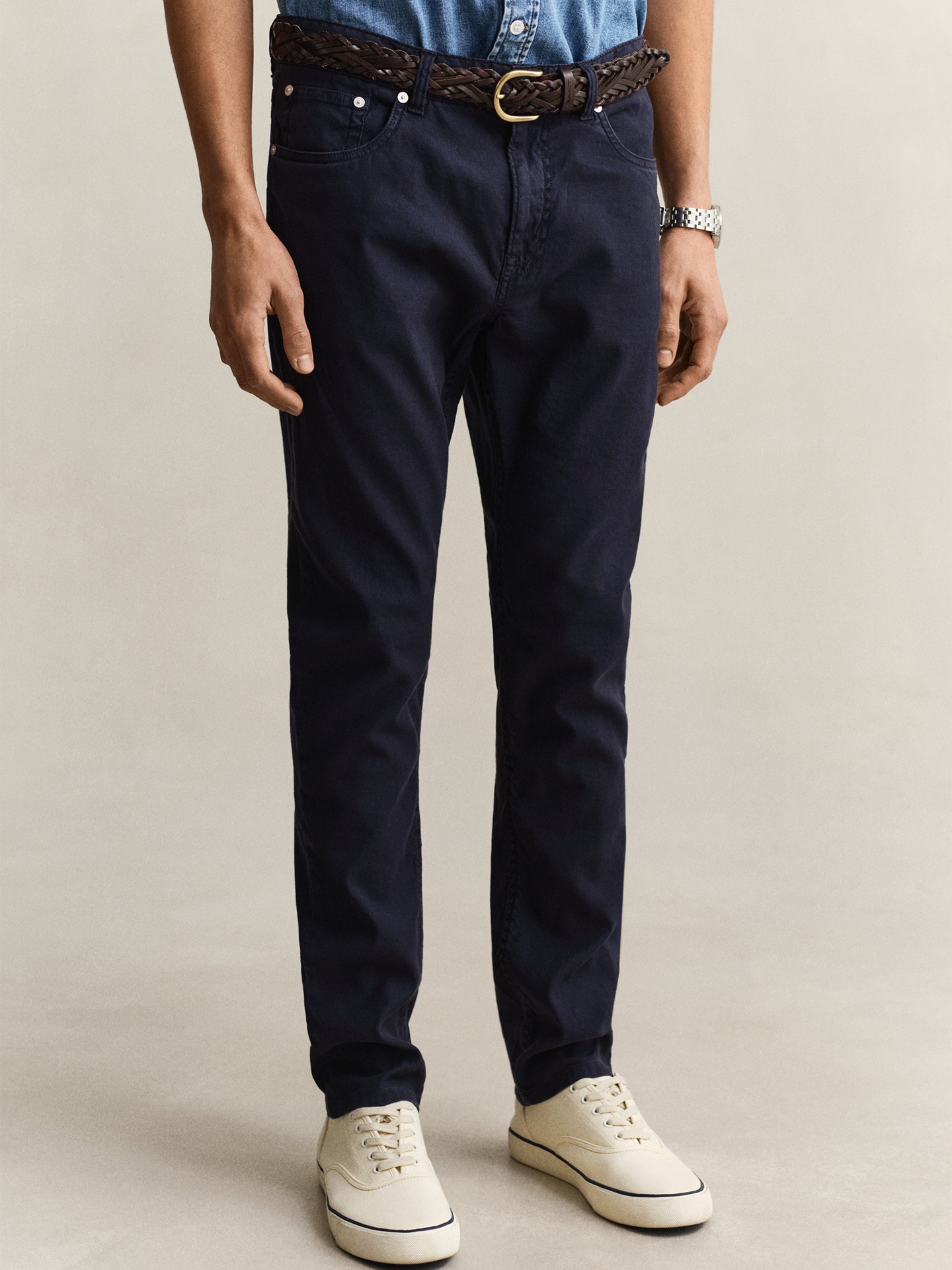 Calças de Ganga Slim Fit