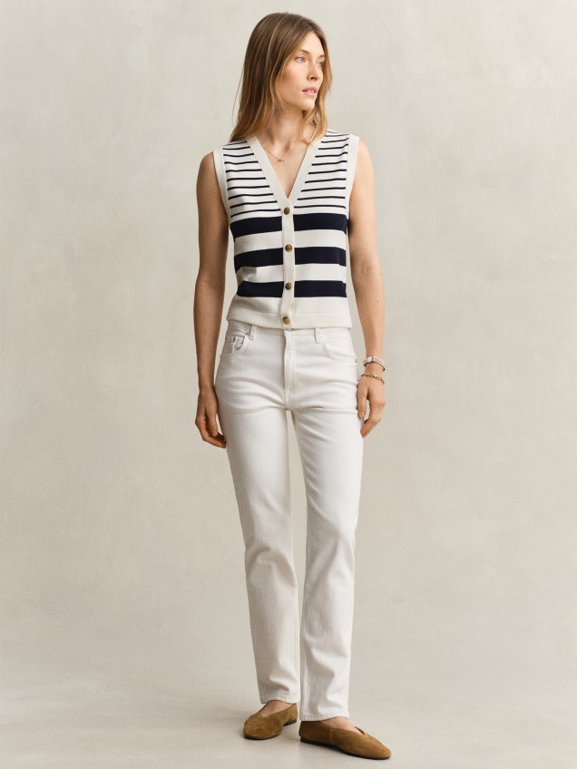 Calças de Ganga Regular Fit