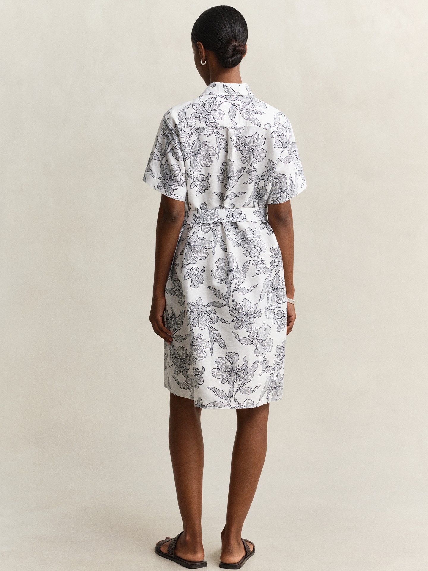 Vestido Camiseiro com Estampado