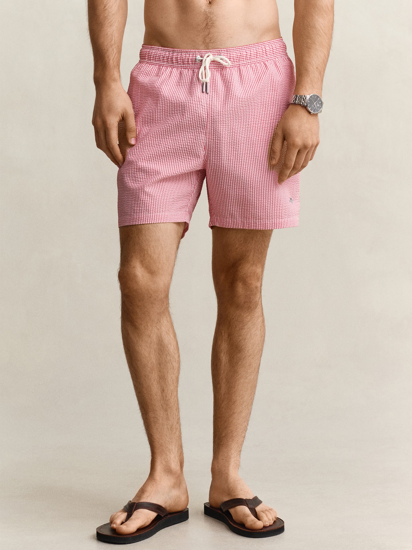 Calções de Banho às Riscas