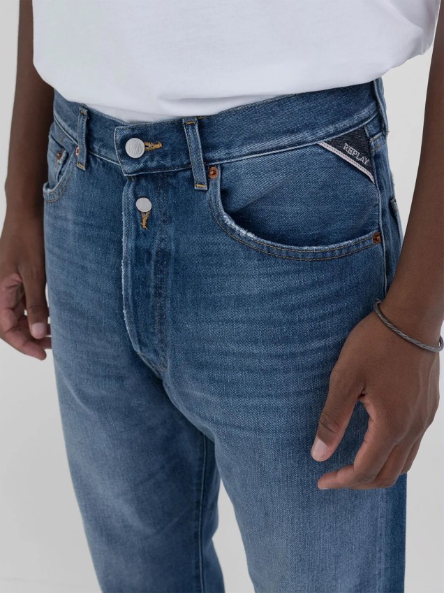 Calças de Ganga Straight Fit