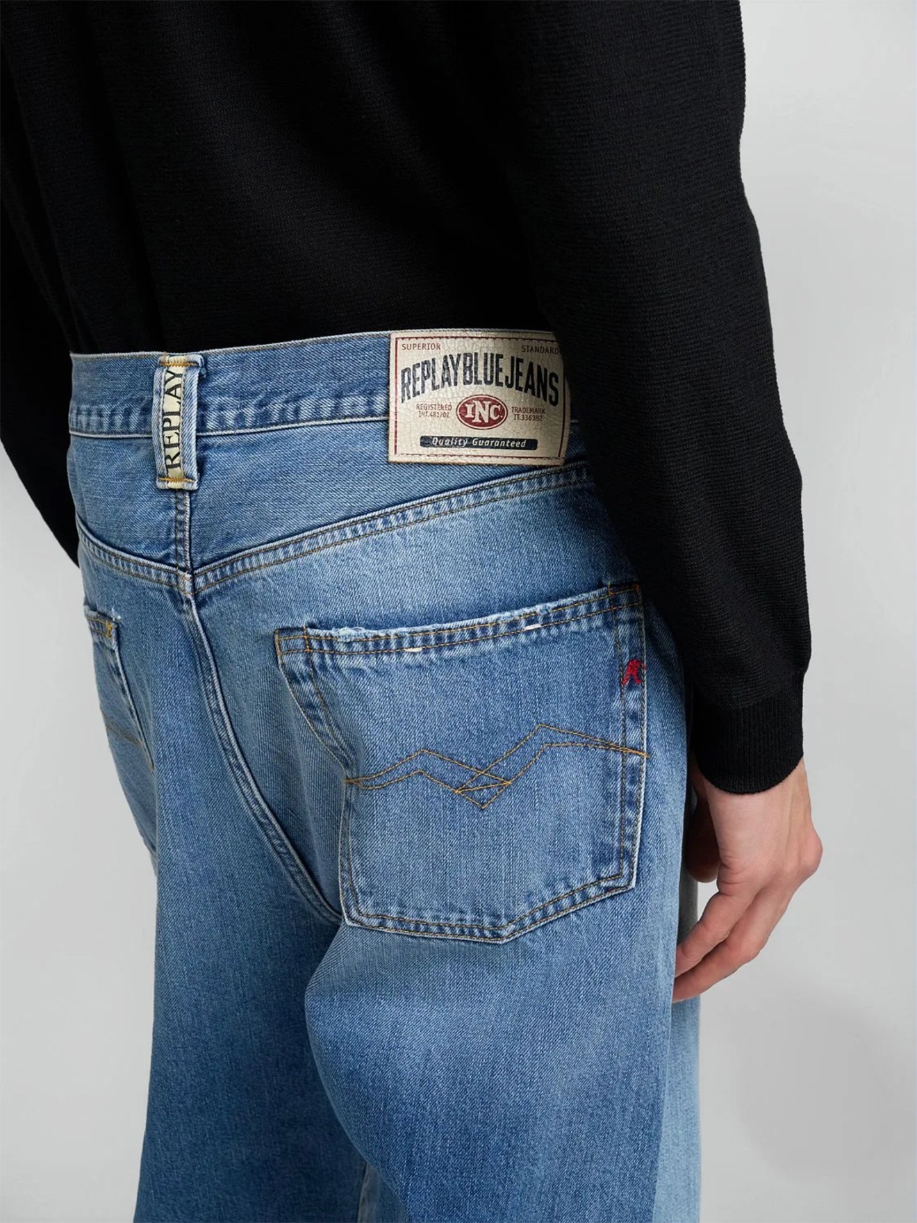 Calças de Ganga Straight Fit