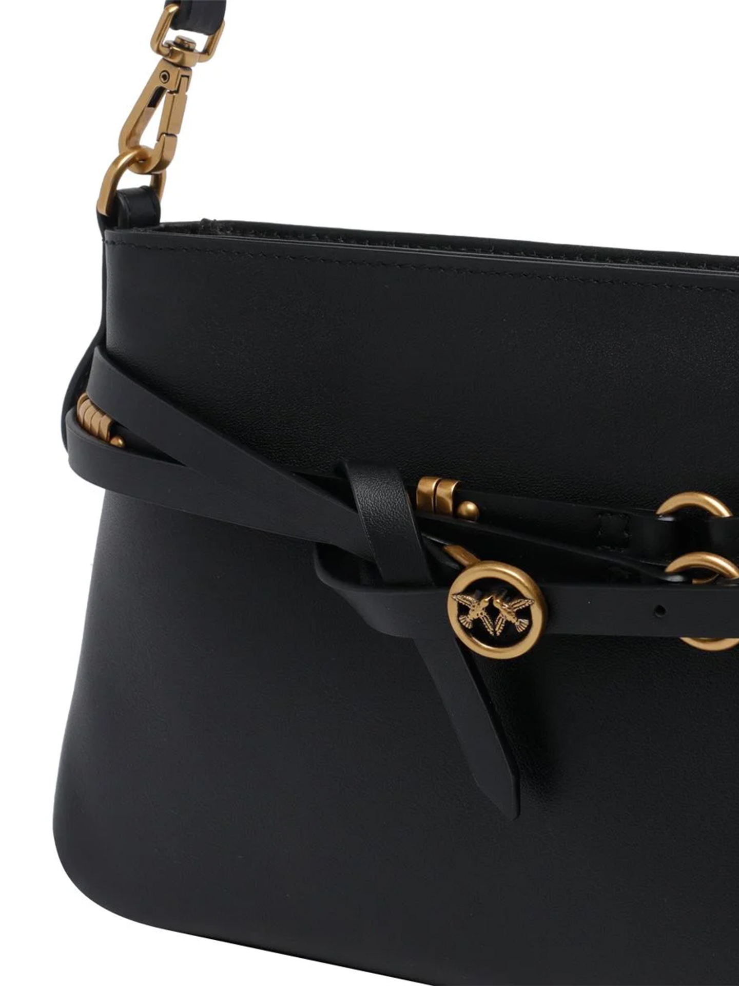 Mala de Ombro Belt Mini em Pele