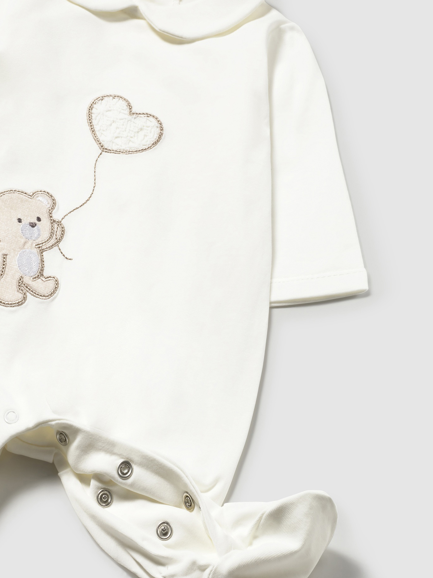 Babygrow com Bordado de Urso