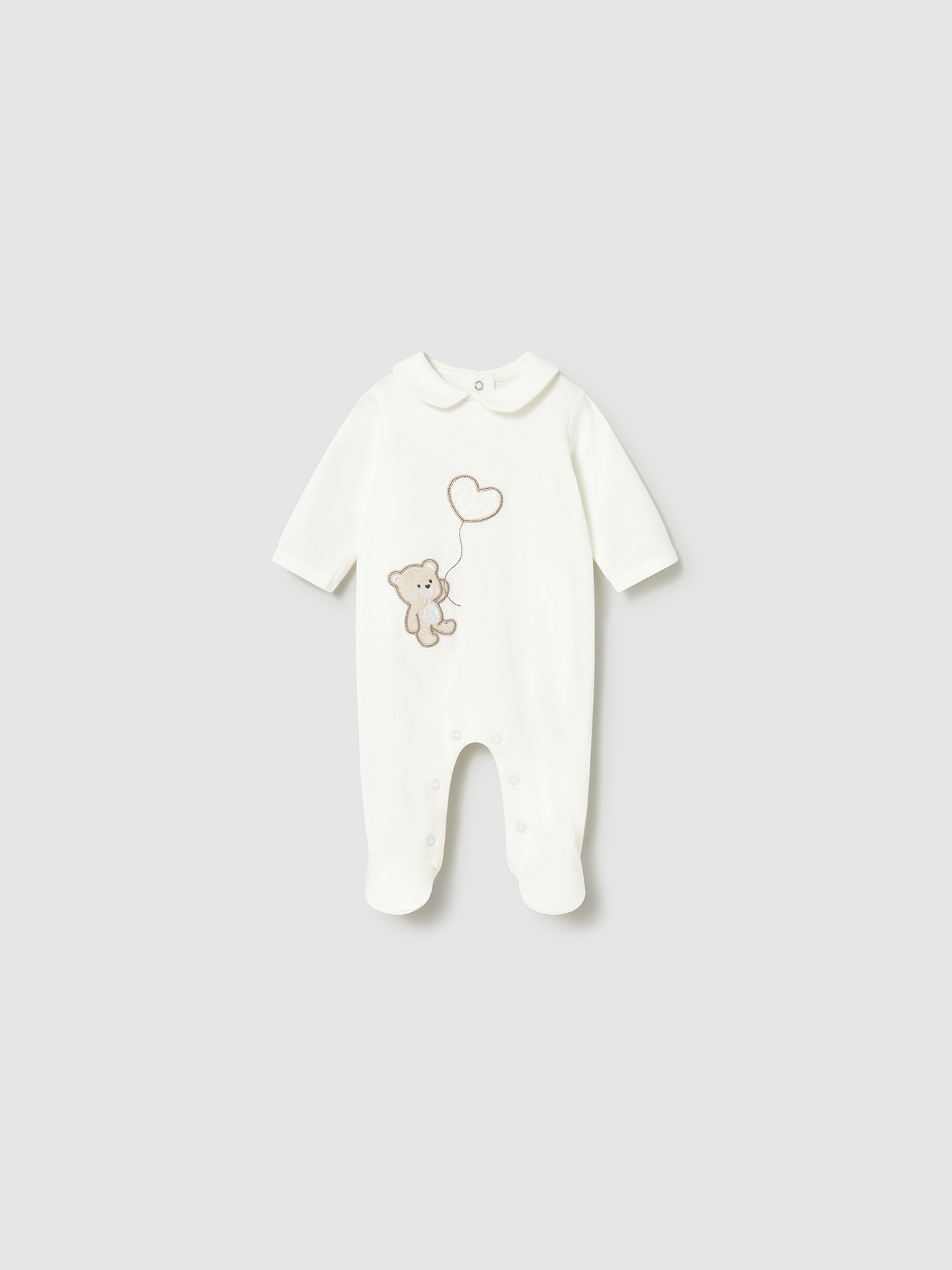 Babygrow com Bordado de Urso