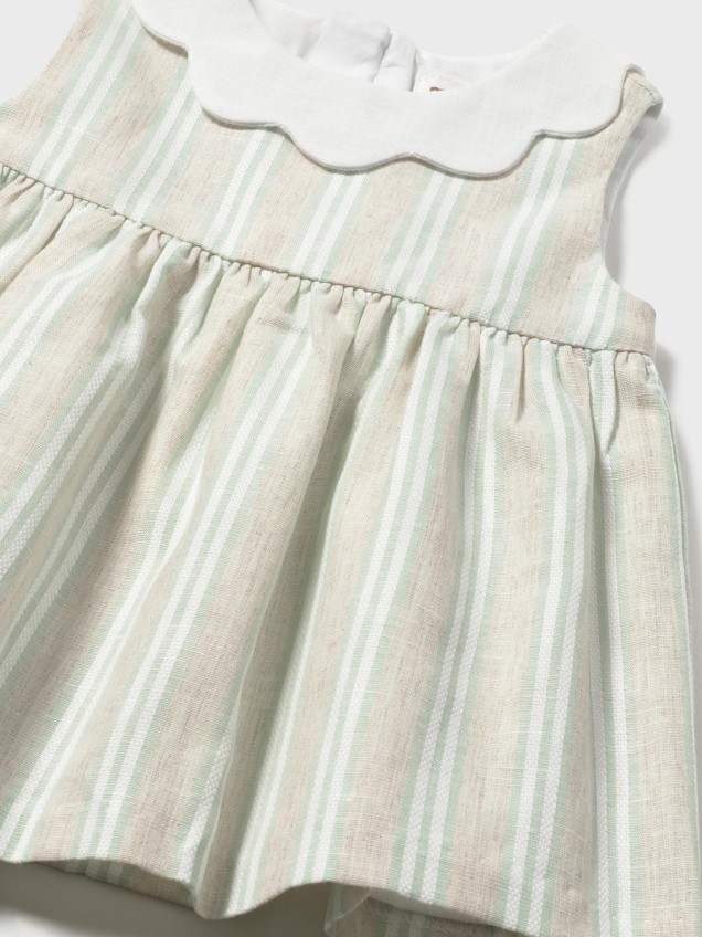 Vestido às Riscas