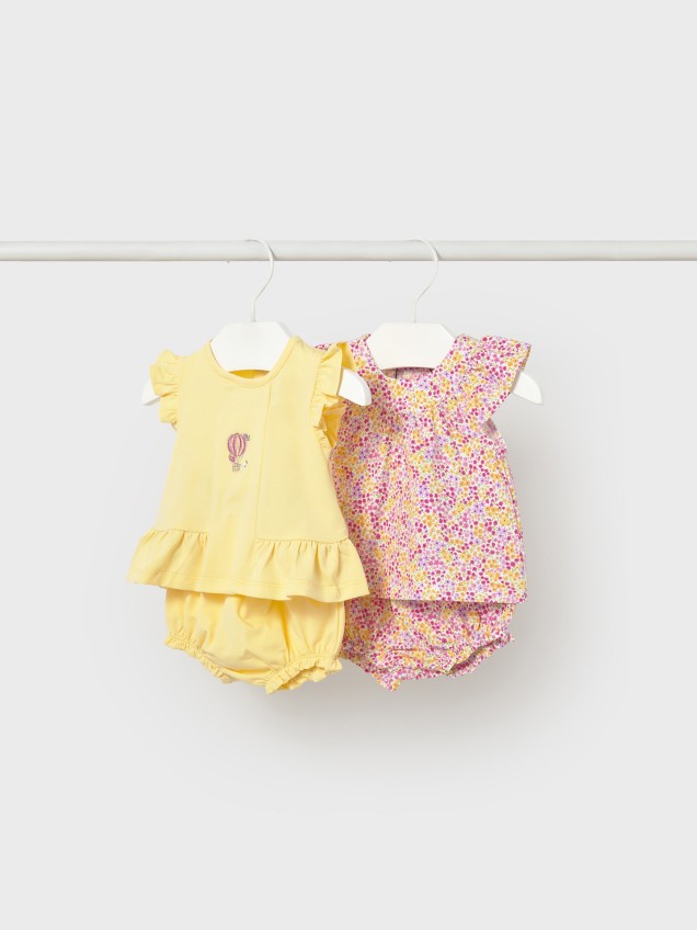 Conjunto de Tops e Tapa-Fraldas