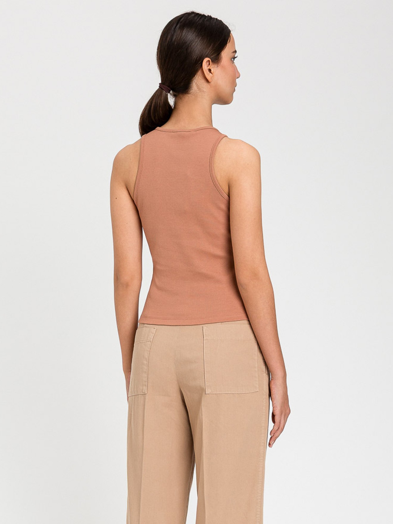 Top com Bordado Floral