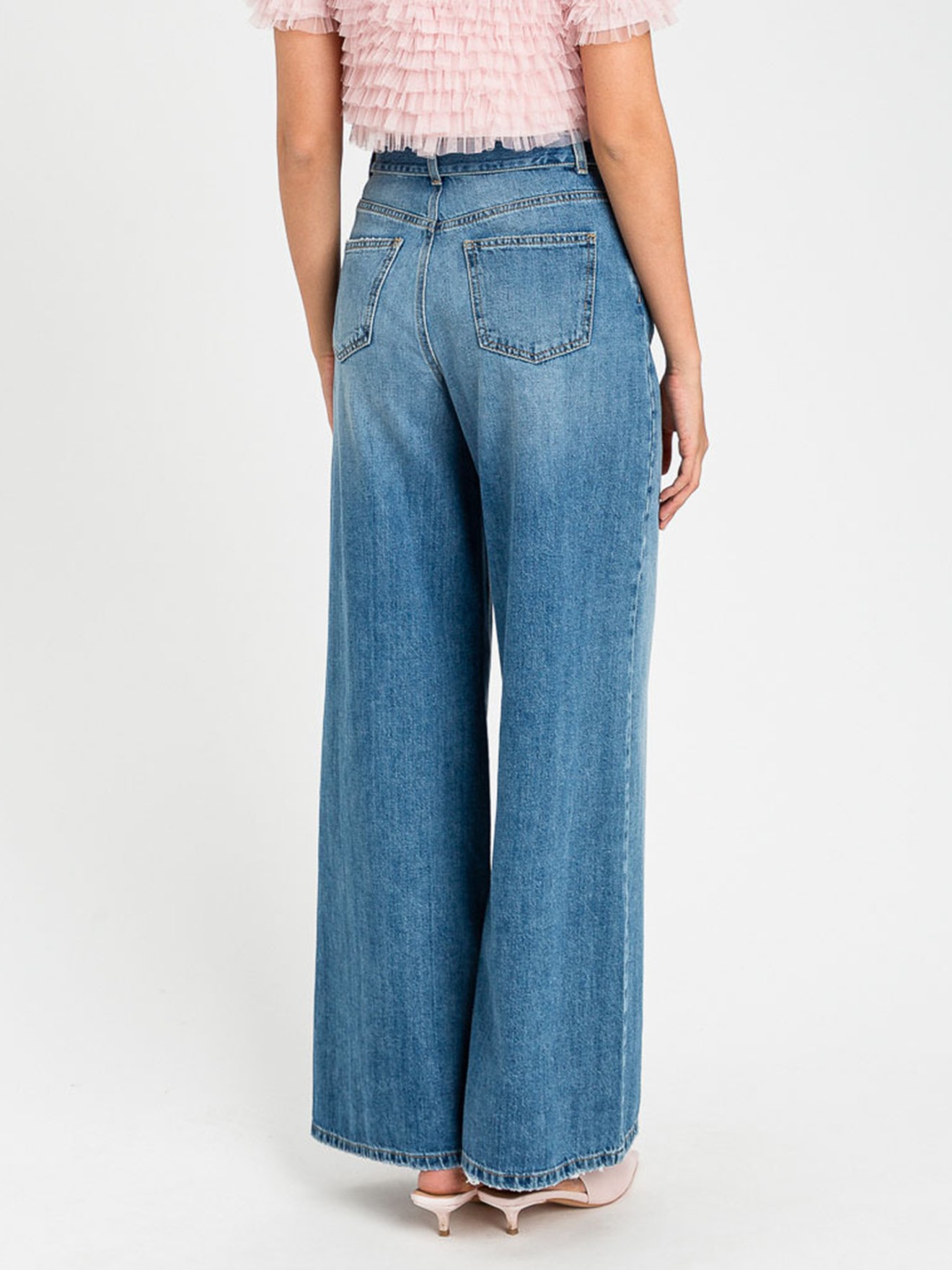 Cal�as de Ganga de Perna Larga com Cinto