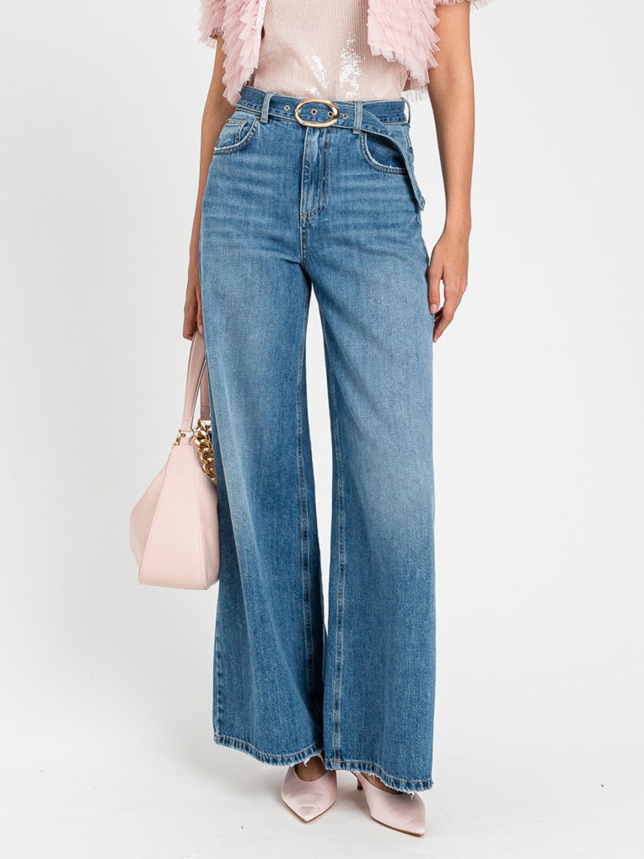 Cal�as de Ganga de Perna Larga com Cinto