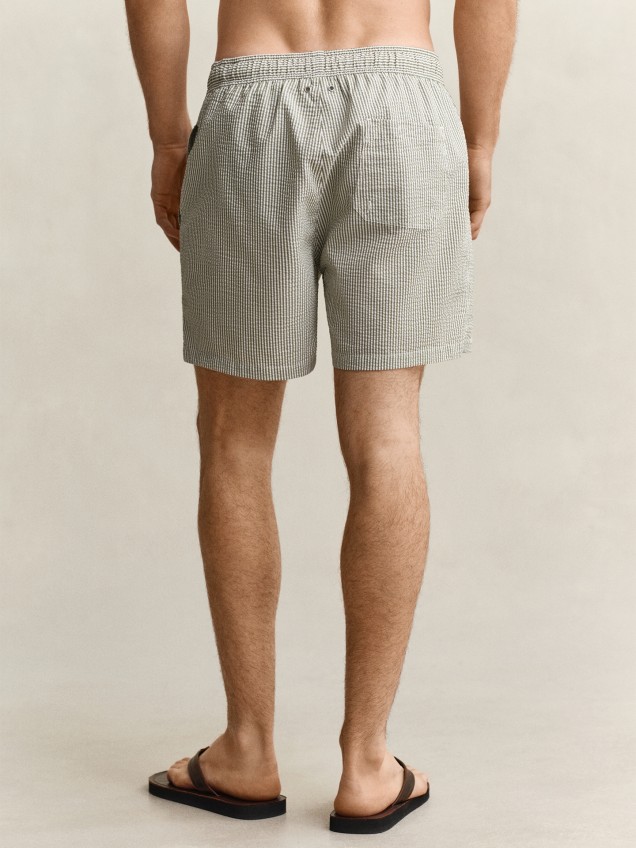 Calções de Banho às Riscas