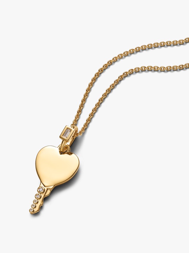 Pendente Chave Coração Gravável