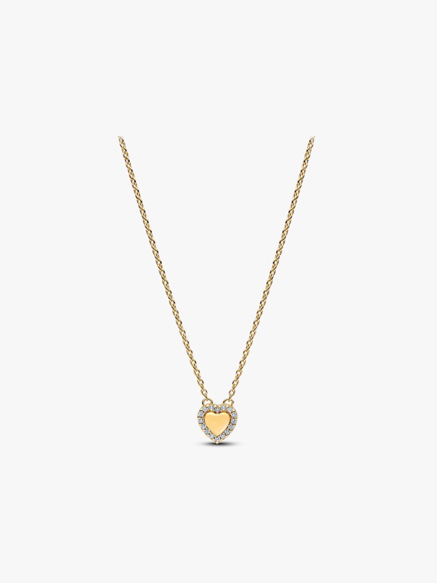 Gargantilha Auréola Coração Gravável