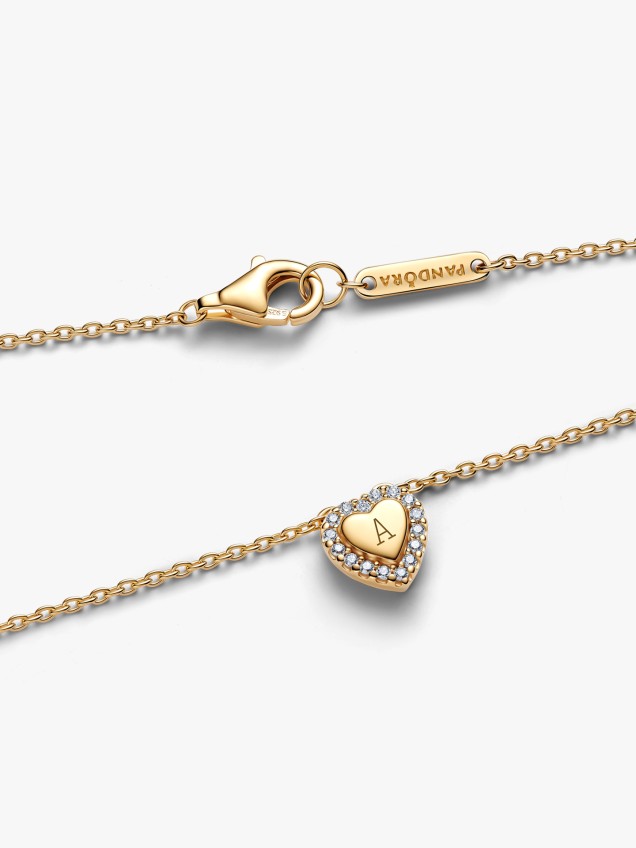 Gargantilha Auréola Coração Gravável