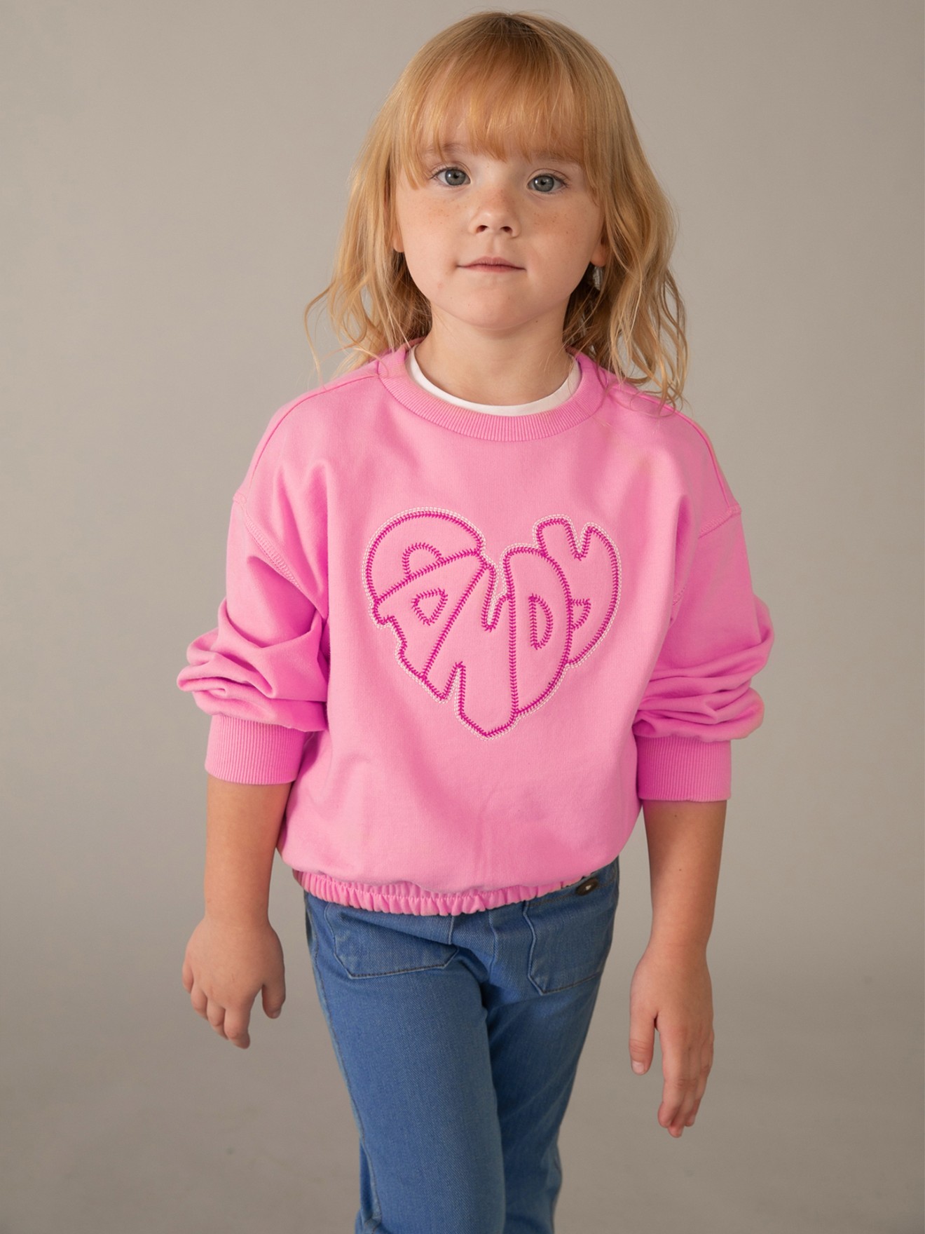 Sweatshirt com Bordado Frontal