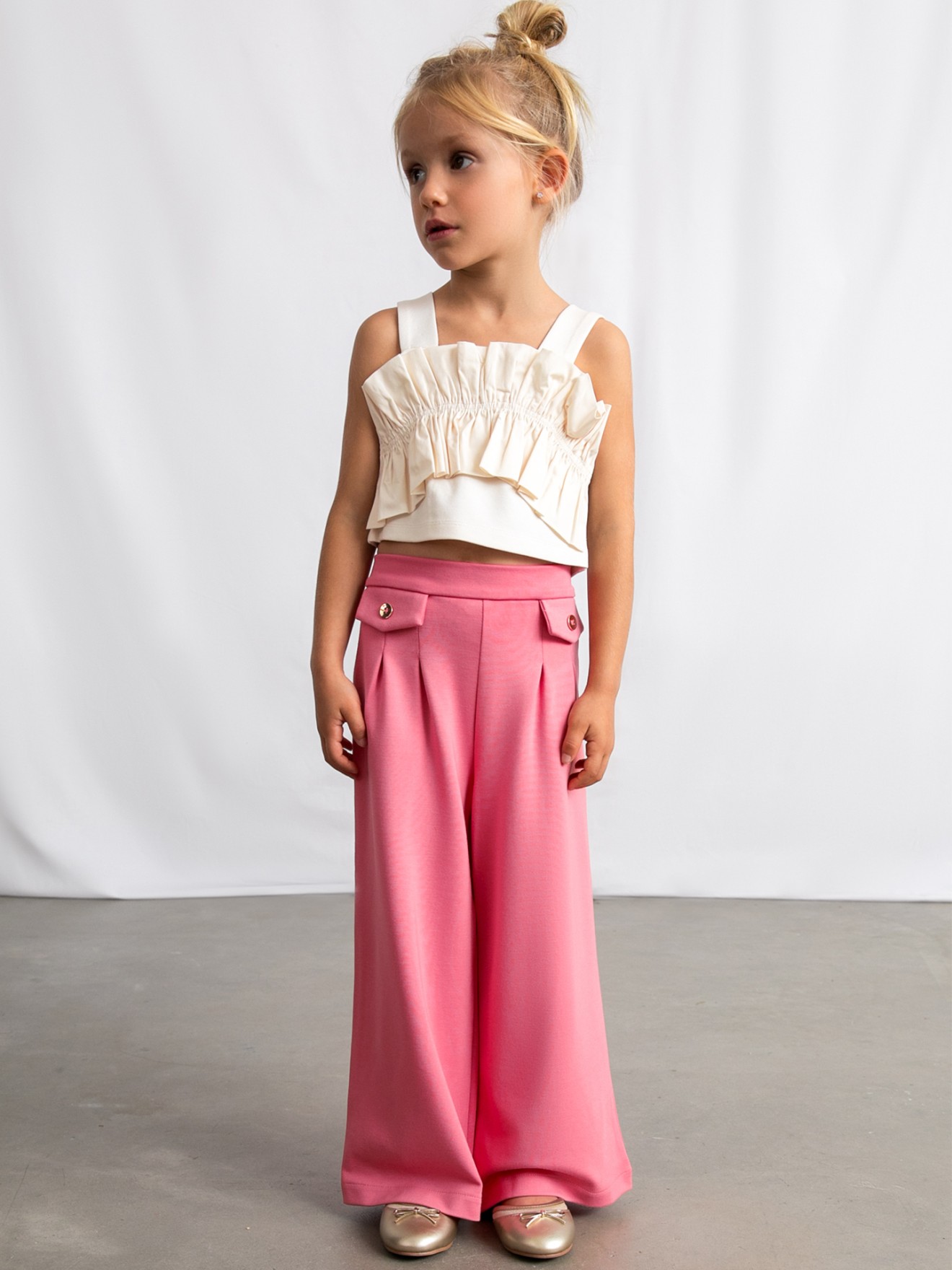 Calças de Perna Larga