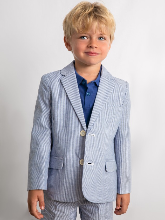 Blazer Formal às Riscas