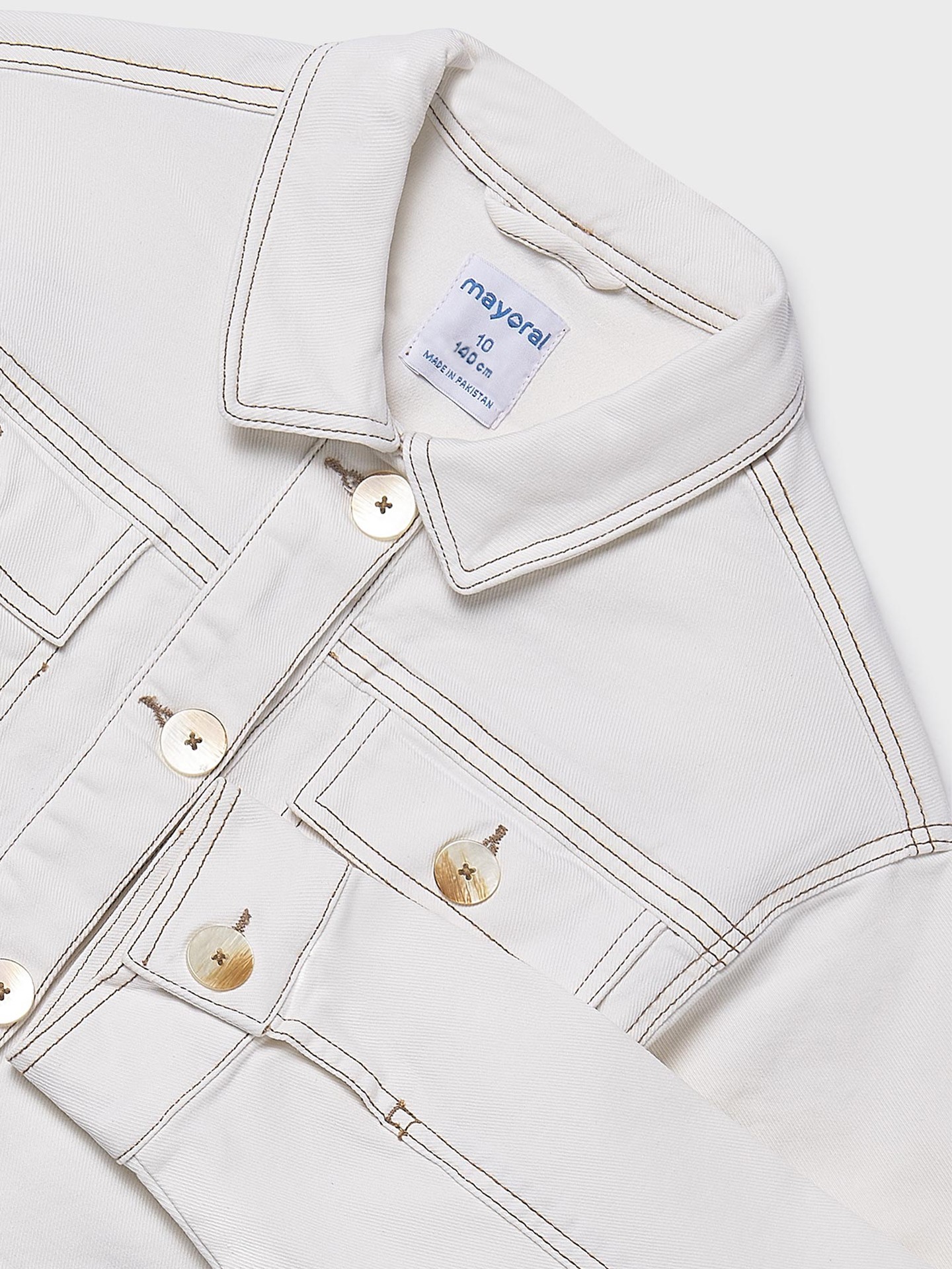 Blusão com Pespontos em Contraste