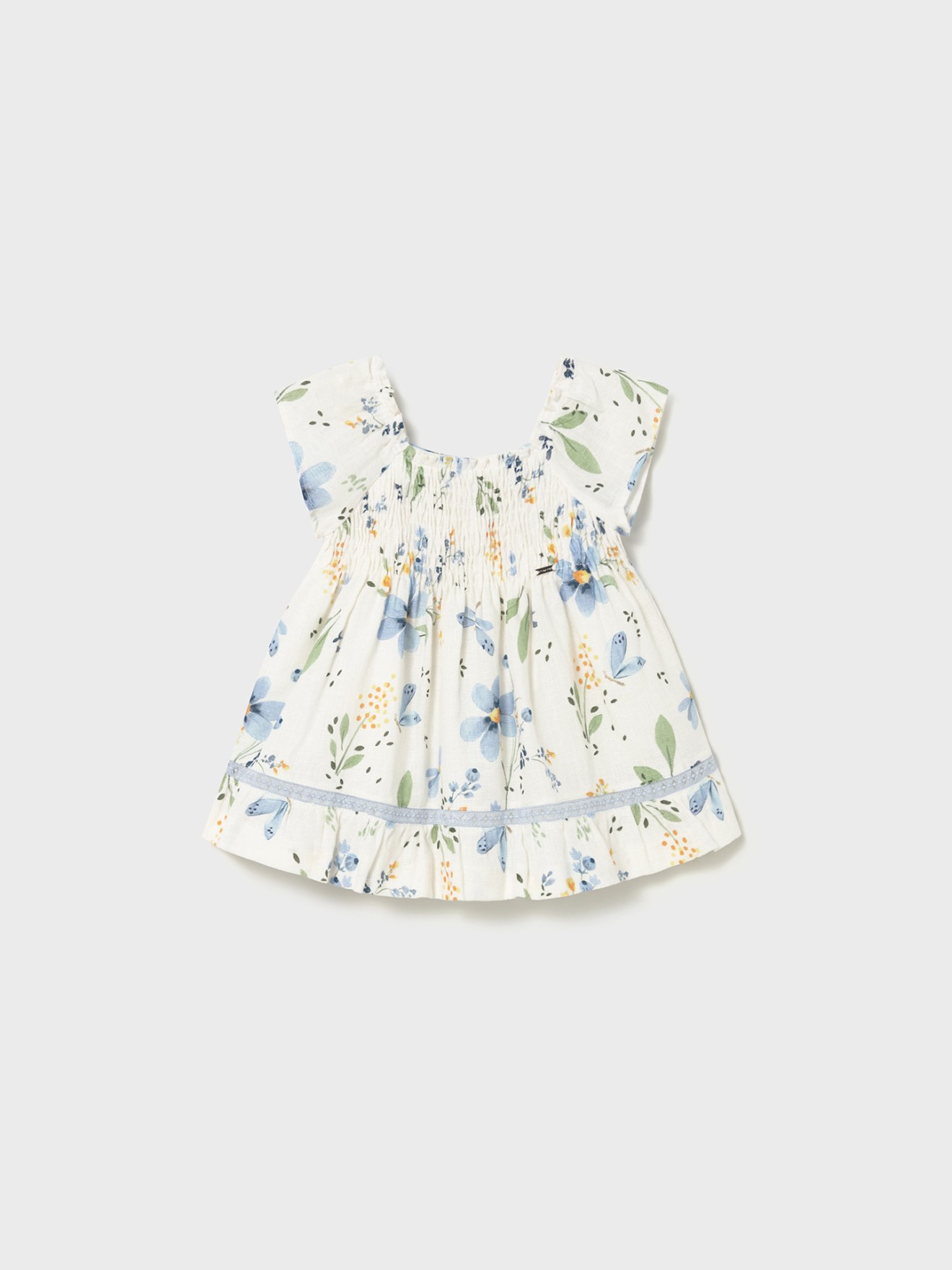 Vestido com Estampado Floral