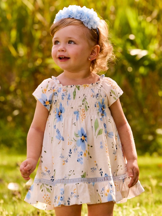 Vestido com Estampado Floral