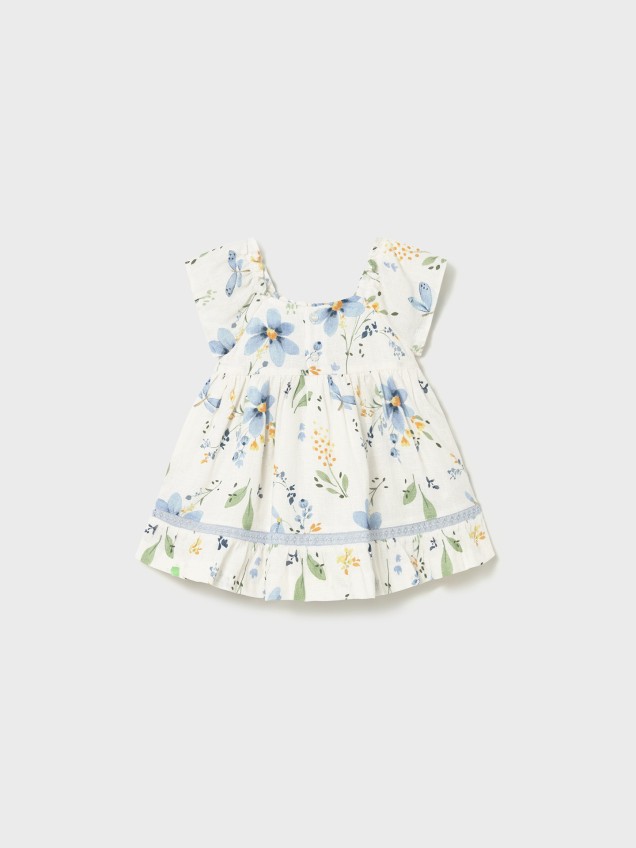 Vestido com Estampado Floral