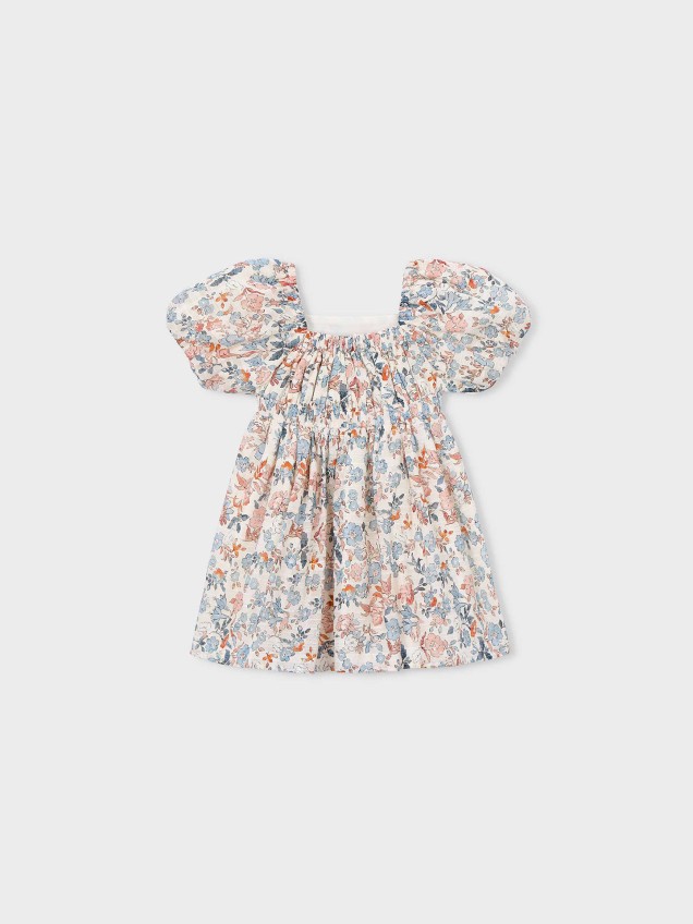 Vestido com Estampado Floral