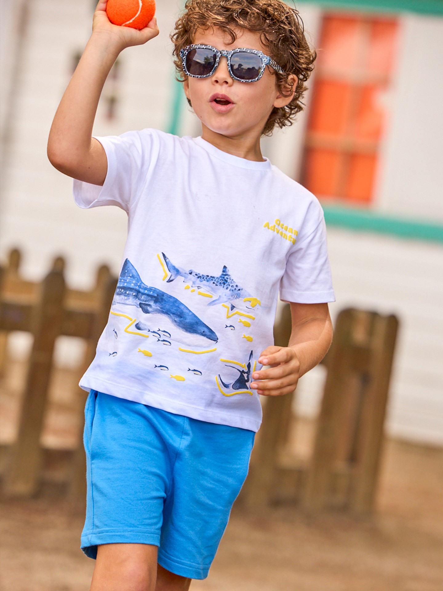 Conjunto de T-shirt e Calções