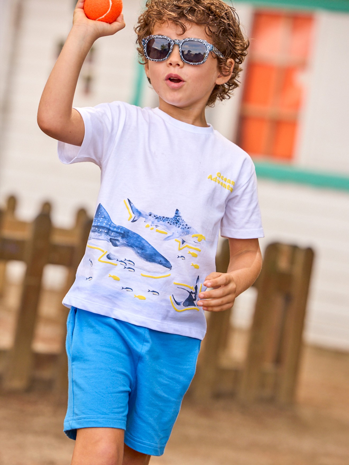 Conjunto de T-shirt e Calções