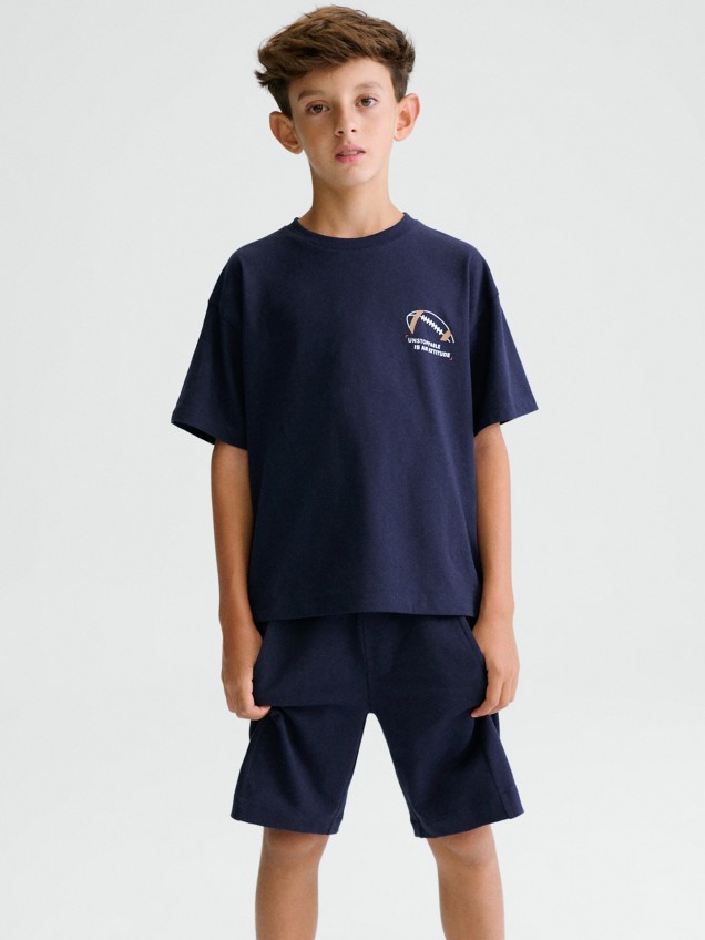 Conjunto Desportivo de T-shirt e Calções