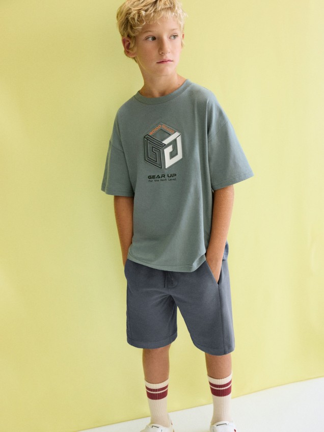 Conjunto de T-shirt e Calções