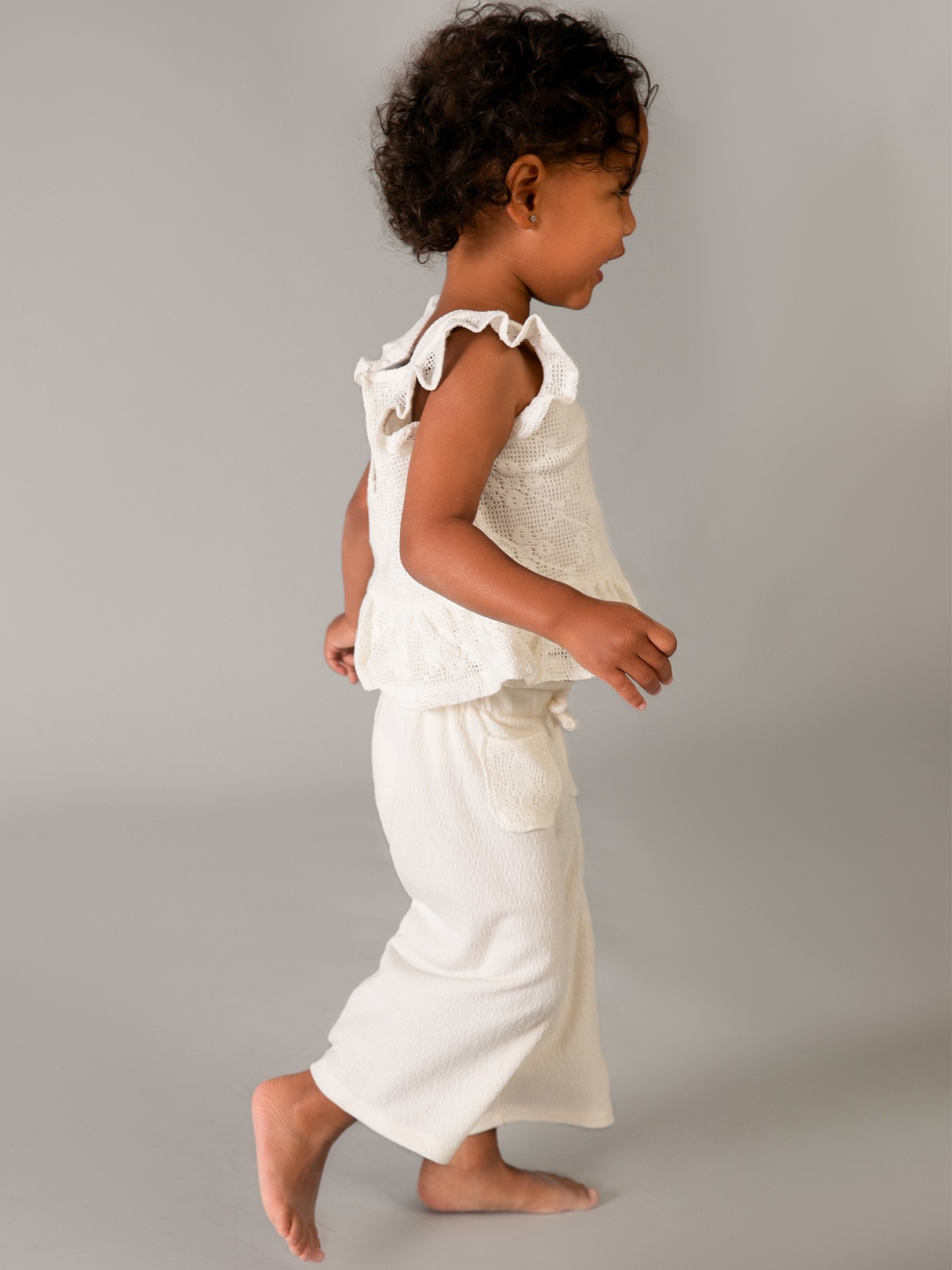 Conjunto de Top e Calças Culotte