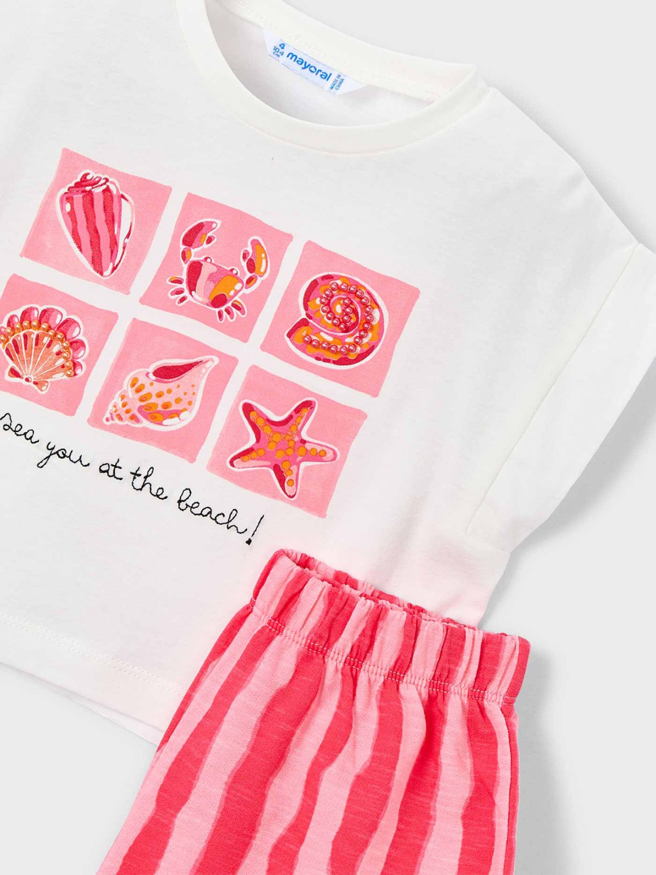 Conjunto de T-shirt e Cal��es