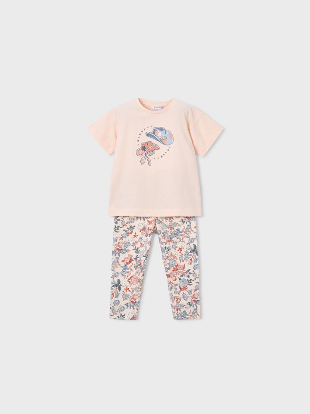 Conjunto de T-shirt e Leggings