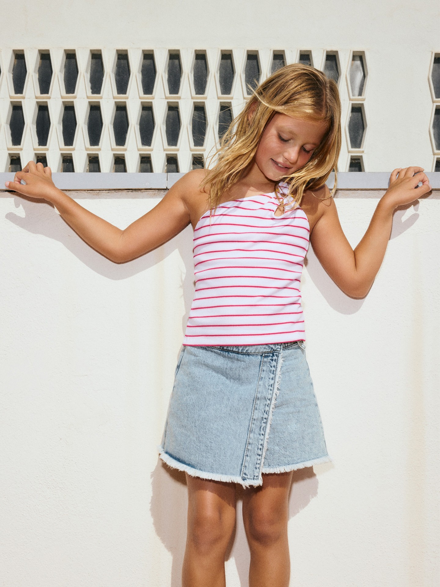 Saia-Calção de Ganga Cruzada