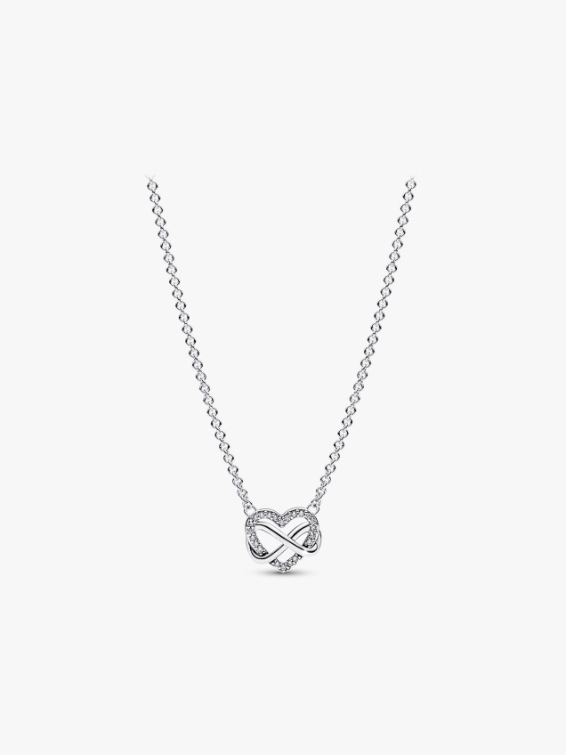 Colar Sparkling Infinity Heart