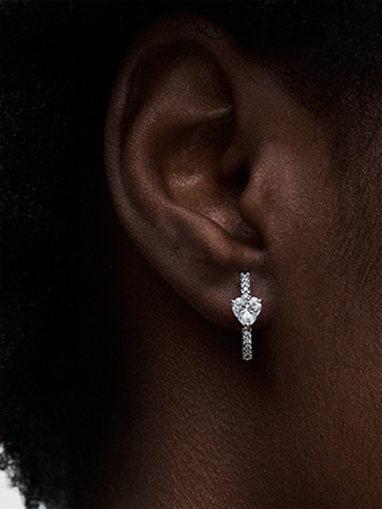 Argolas Sparkling Heart