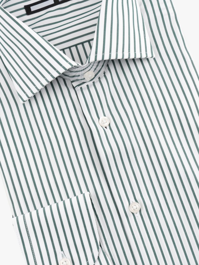 Camisa de Manga Comprida às Riscas