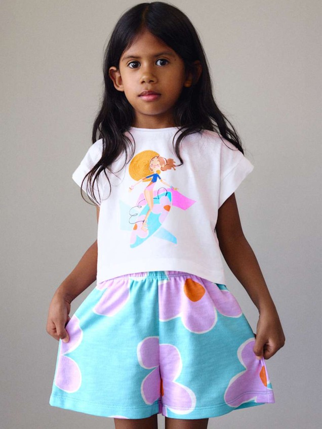 Conjunto de T-shirt e Cal��es