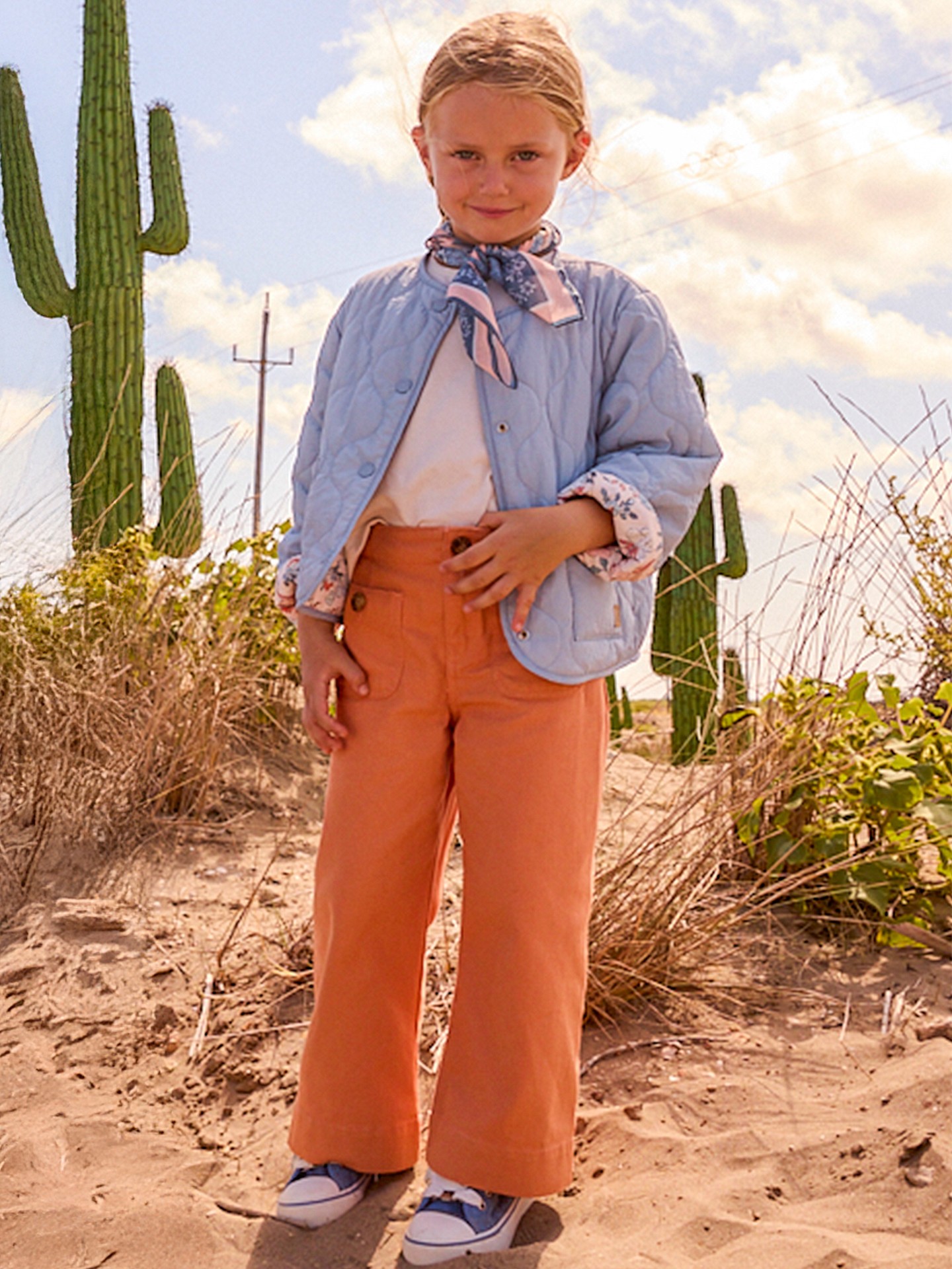 Calças de Perna Larga